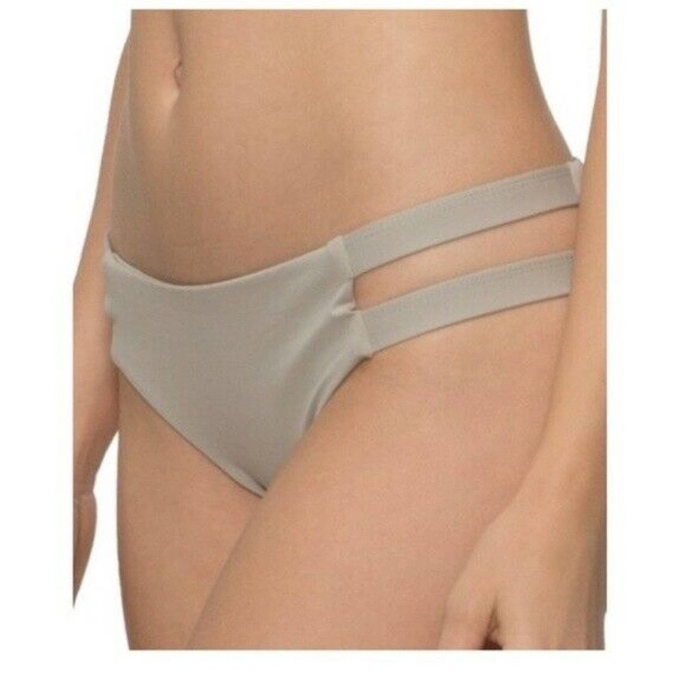 Tavik Chloe Womens Large Sand Dune Full Coverage Swim Bikini Bottom Dual Straps
